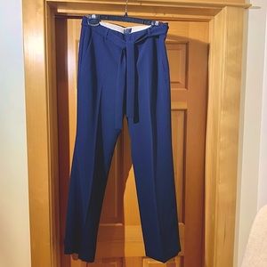 🔥NWOT🔥 Banana Republic Navy Dress Pants w/Removable belt - Fully lined - Sz 4